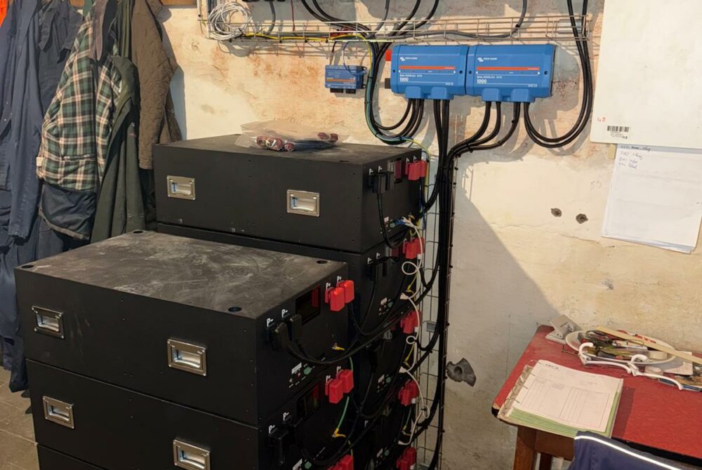 Batterij-installatie